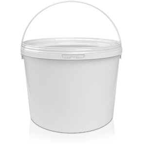 Ämber 10L ALDL sp valge kaaneta PP + PCR (0,298 kg)