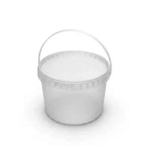 2-valge Ämber 2,0 L läbipaistev + läbipaistav kaas PP (0,0955 kg)